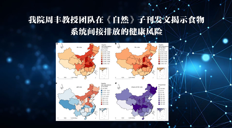 公司周丰教授团队在《自然》子刊发文揭示食物系统间接排放的健康风险