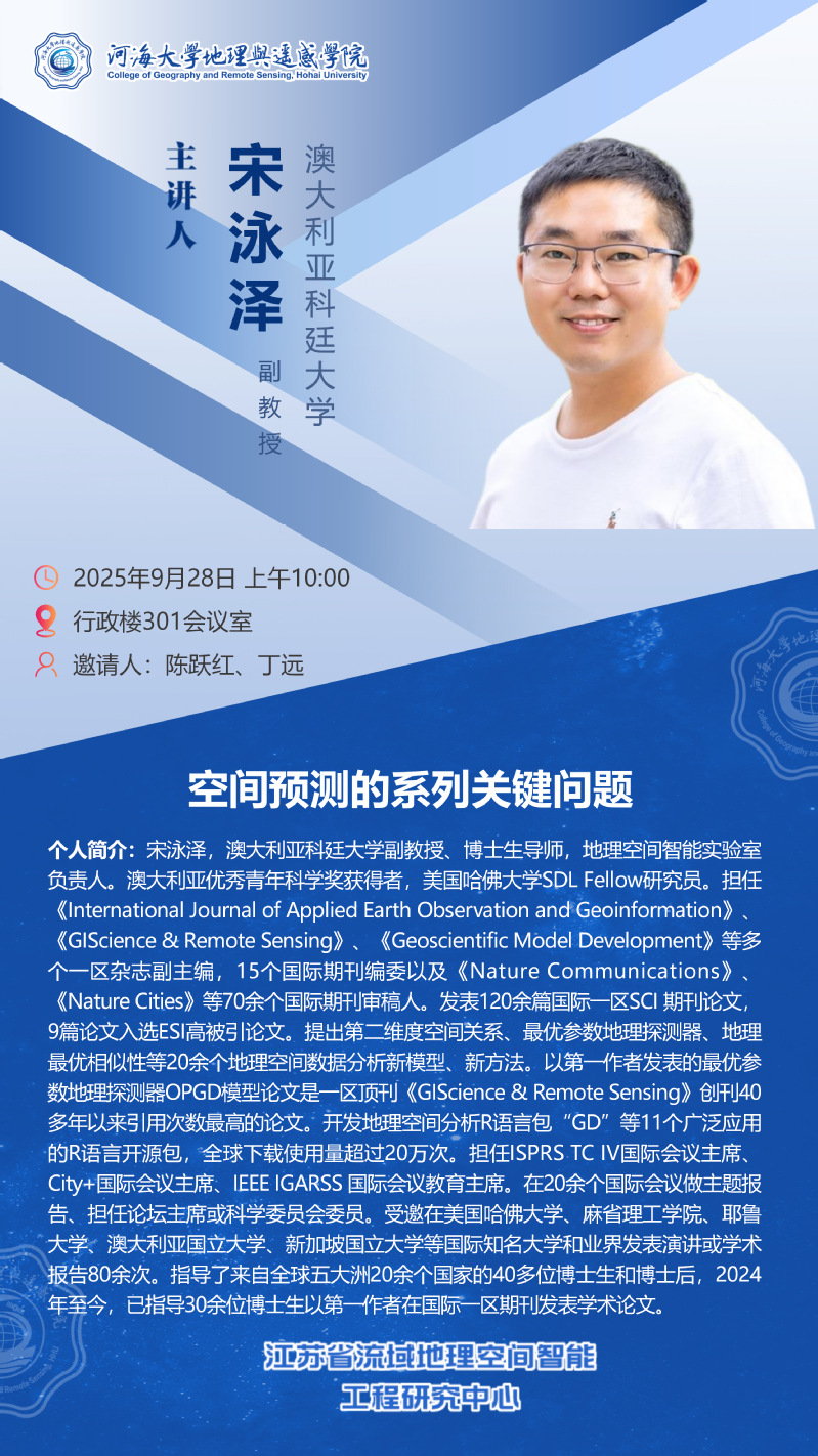 空间预测的系列关键问题